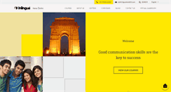 Desktop Screenshot of inlinguanewdelhi.com