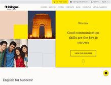 Tablet Screenshot of inlinguanewdelhi.com